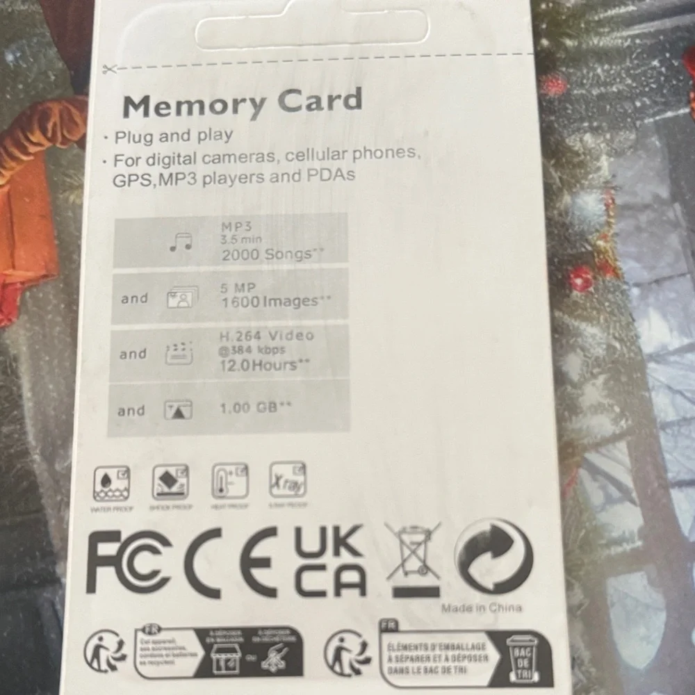 Lenovo Blue Micro SD Card with Black Adapter